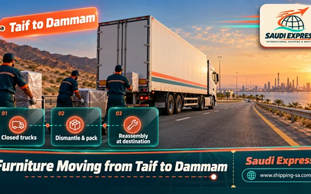 Furniture Moving from Taif to Dammam