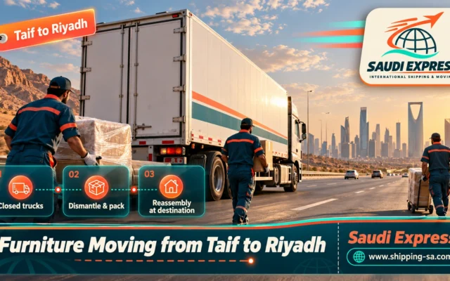 Furniture Moving from Taif to Riyadh