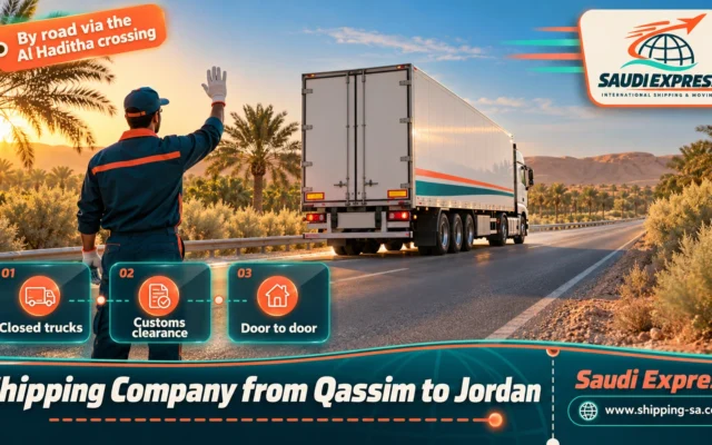 Shipping Company from Qassim to Jordan