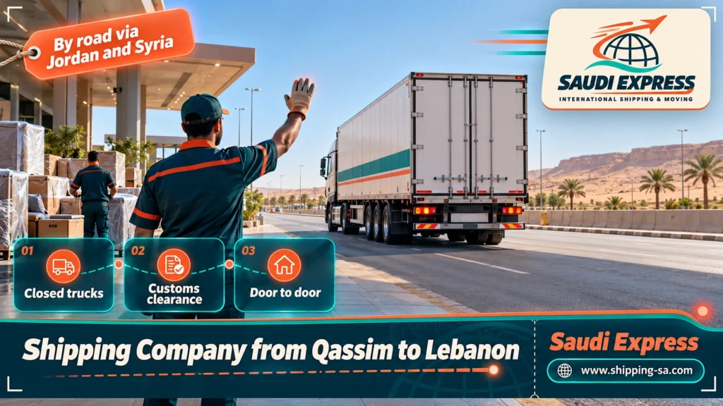 Shipping Company from Qassim to Lebanon