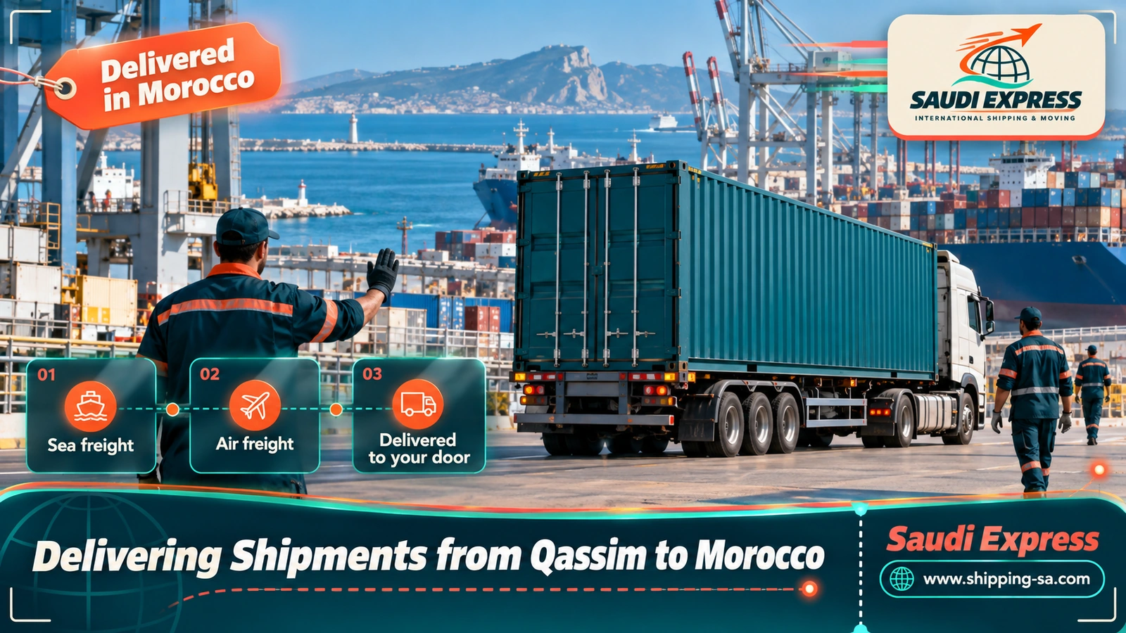 Delivering Shipments from Qassim to Morocco