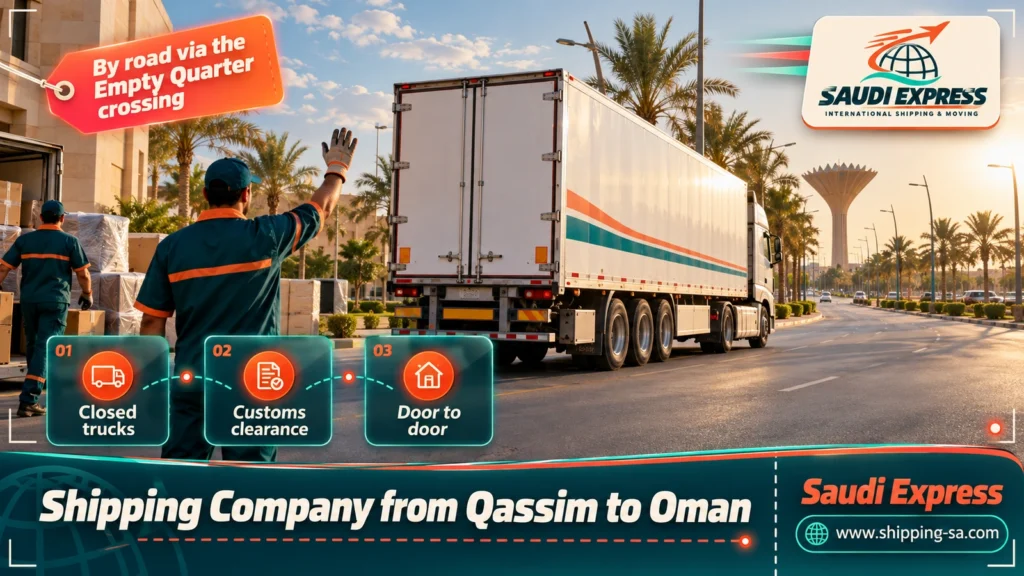 Shipping Company from Qassim to Oman