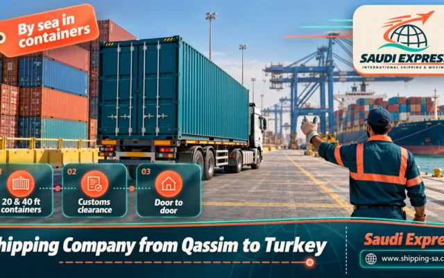 Shipping Company from Qassim to Turkey