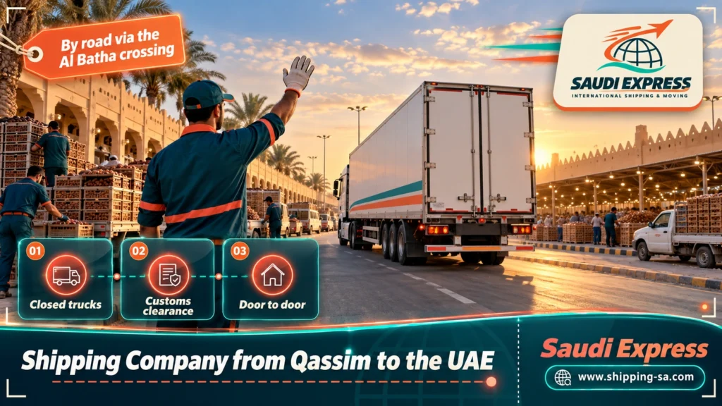 Shipping Company from Qassim to the UAE