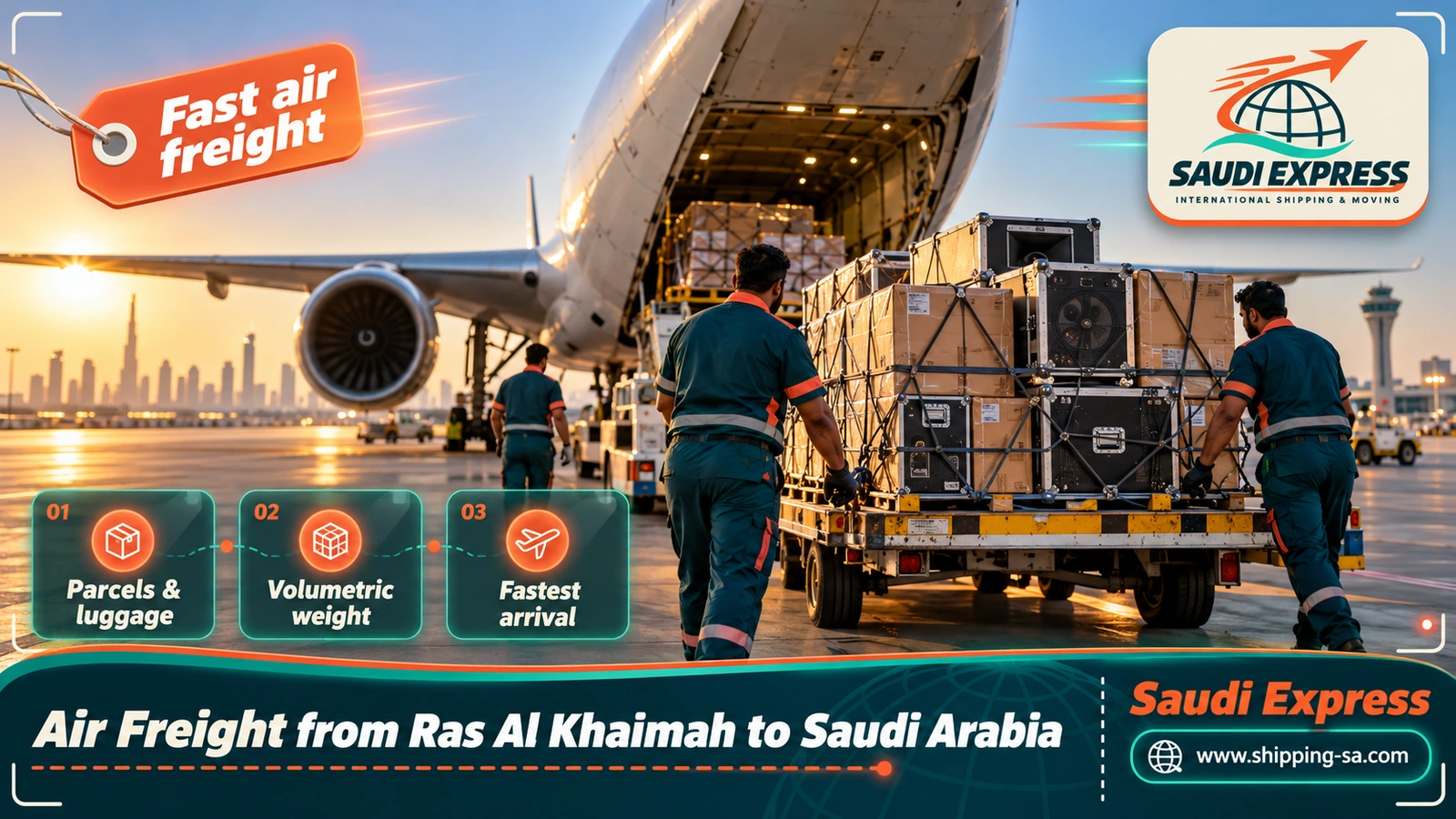 Air Freight from Ras Al Khaimah to Saudi Arabia
