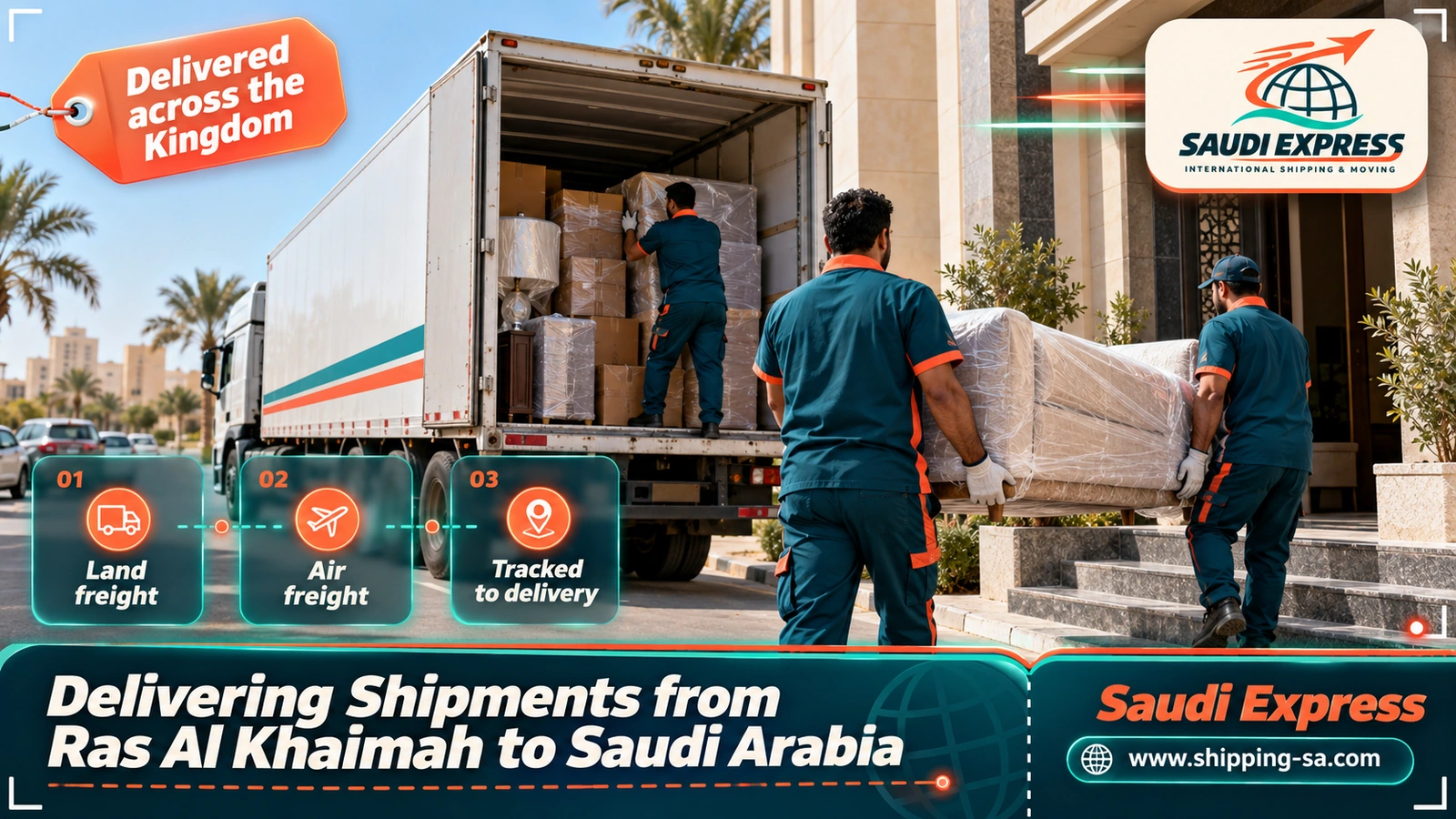 Delivering Shipments from Ras Al Khaimah to Saudi Arabia