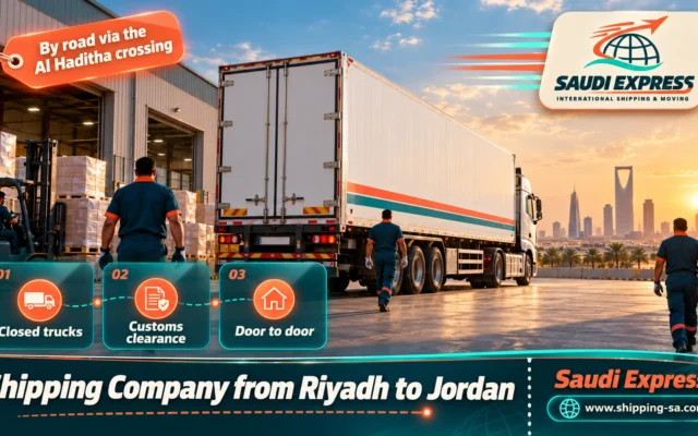 Shipping Company from Riyadh to Jordan
