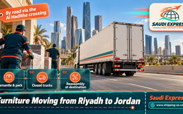 Furniture Moving from Riyadh to Jordan
