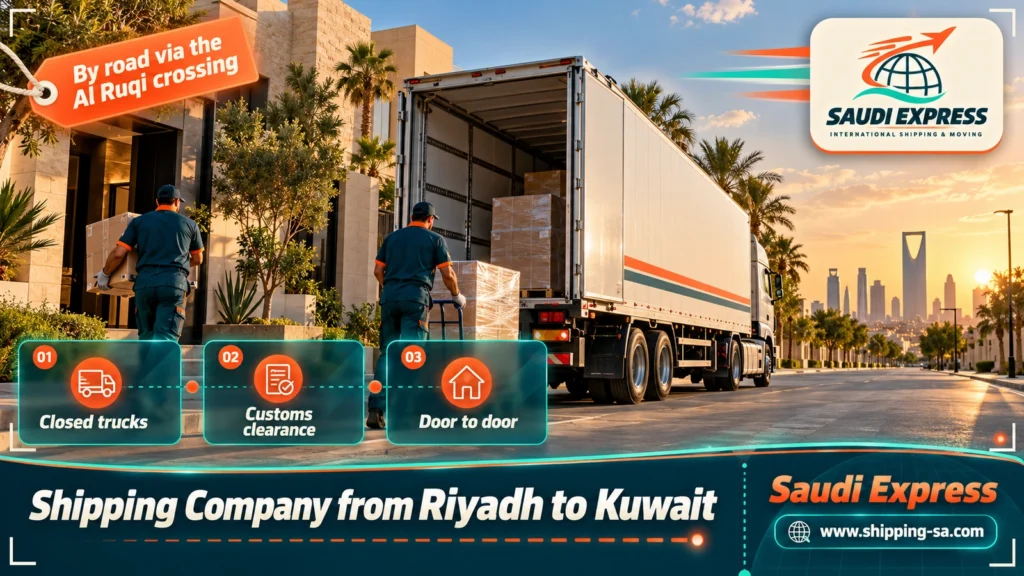Shipping Company from Riyadh to Kuwait
