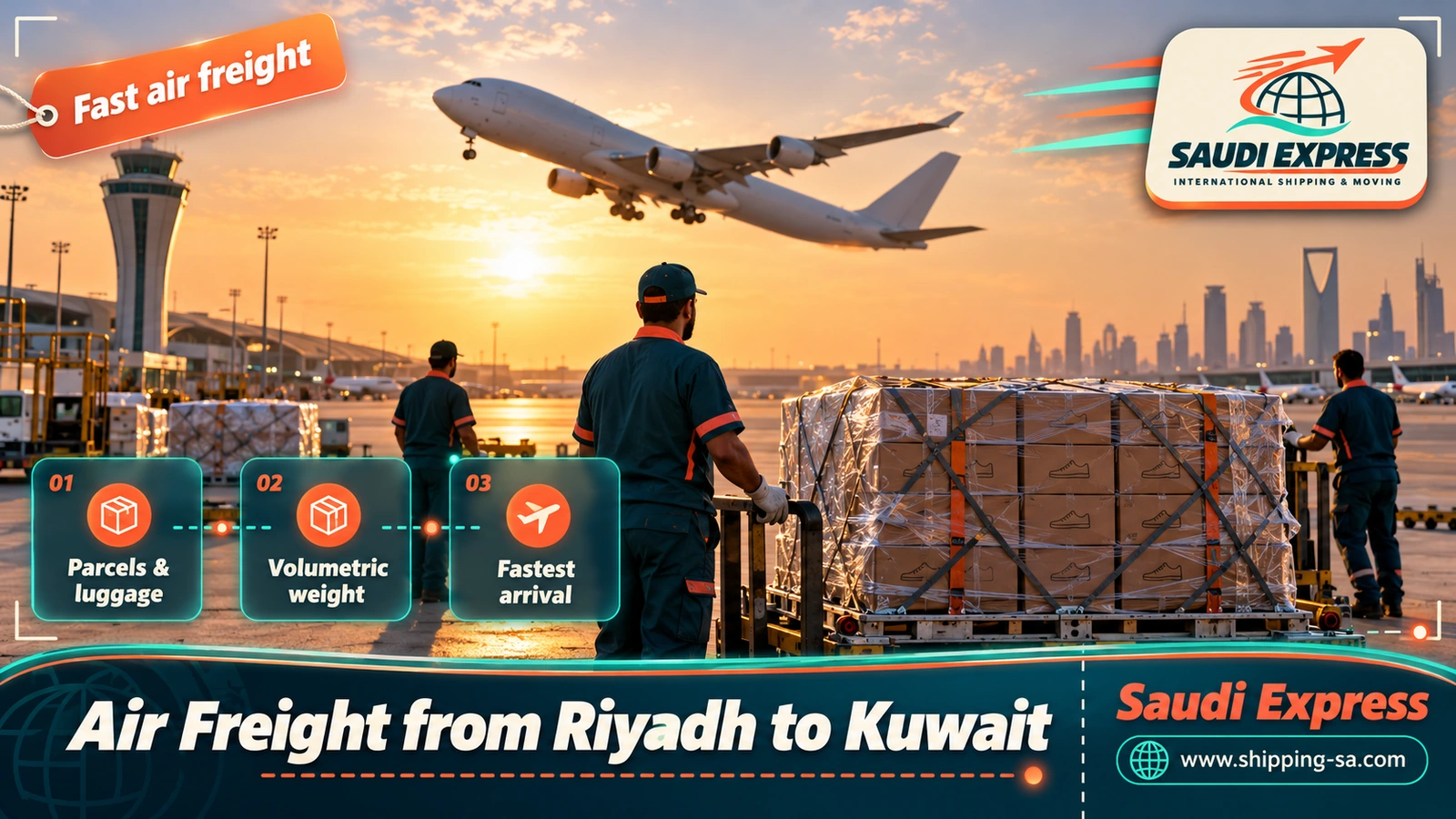 Air Freight from Riyadh to Kuwait
