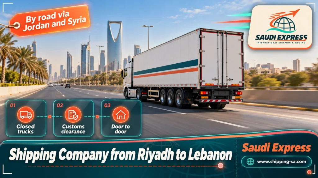 Shipping Company from Riyadh to Lebanon