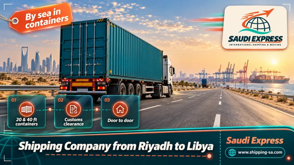 Shipping Company from Riyadh to Libya