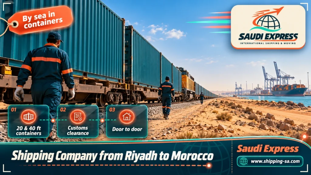 Shipping Company from Riyadh to Morocco