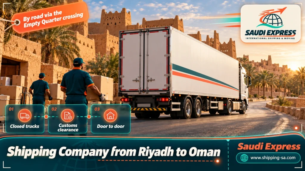 Shipping Company from Riyadh to Oman