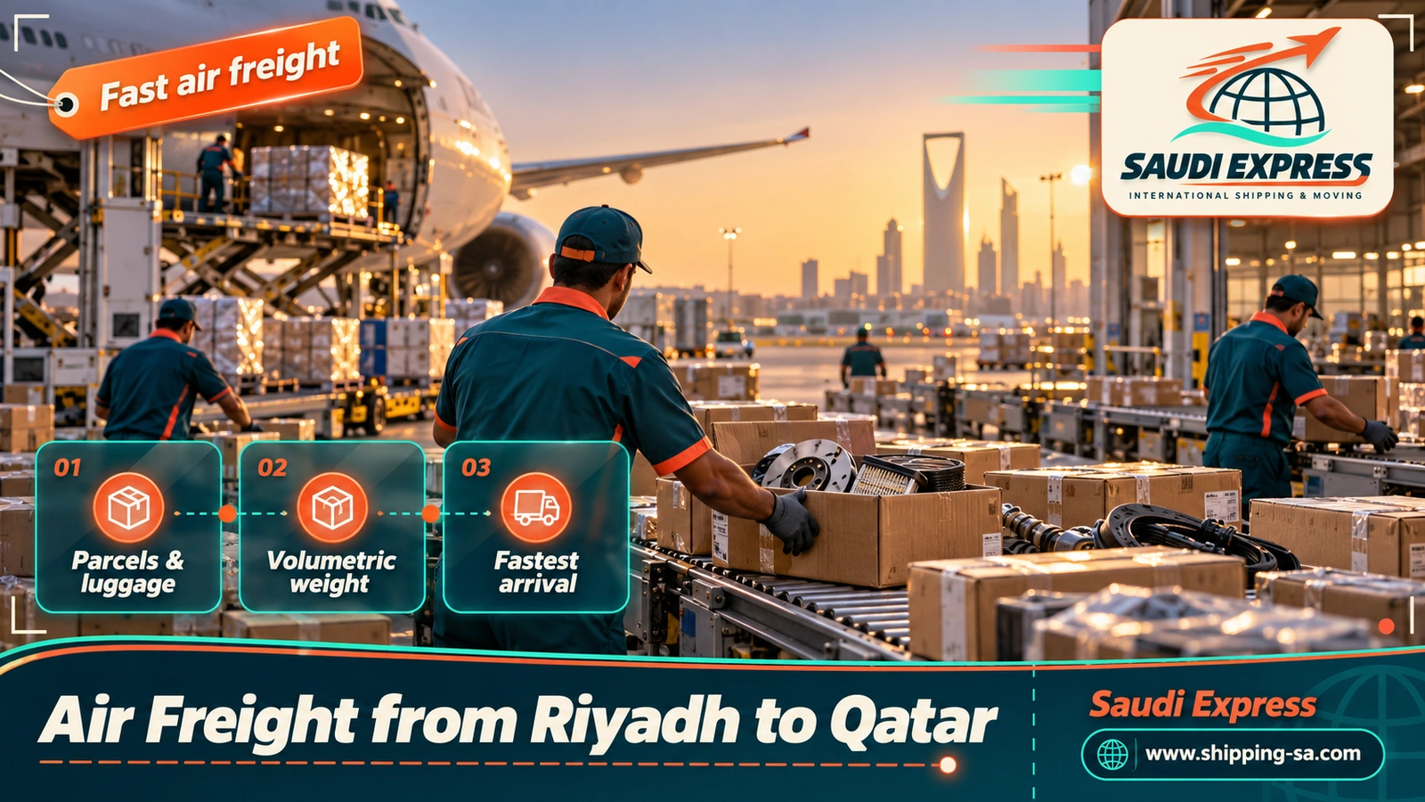 Air Freight from Riyadh to Qatar