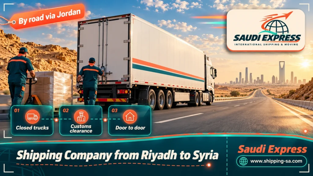 Shipping Company from Riyadh to Syria