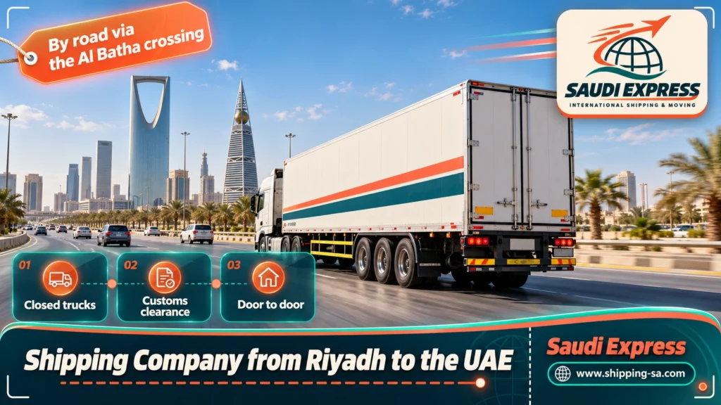 Shipping Company from Riyadh to the UAE