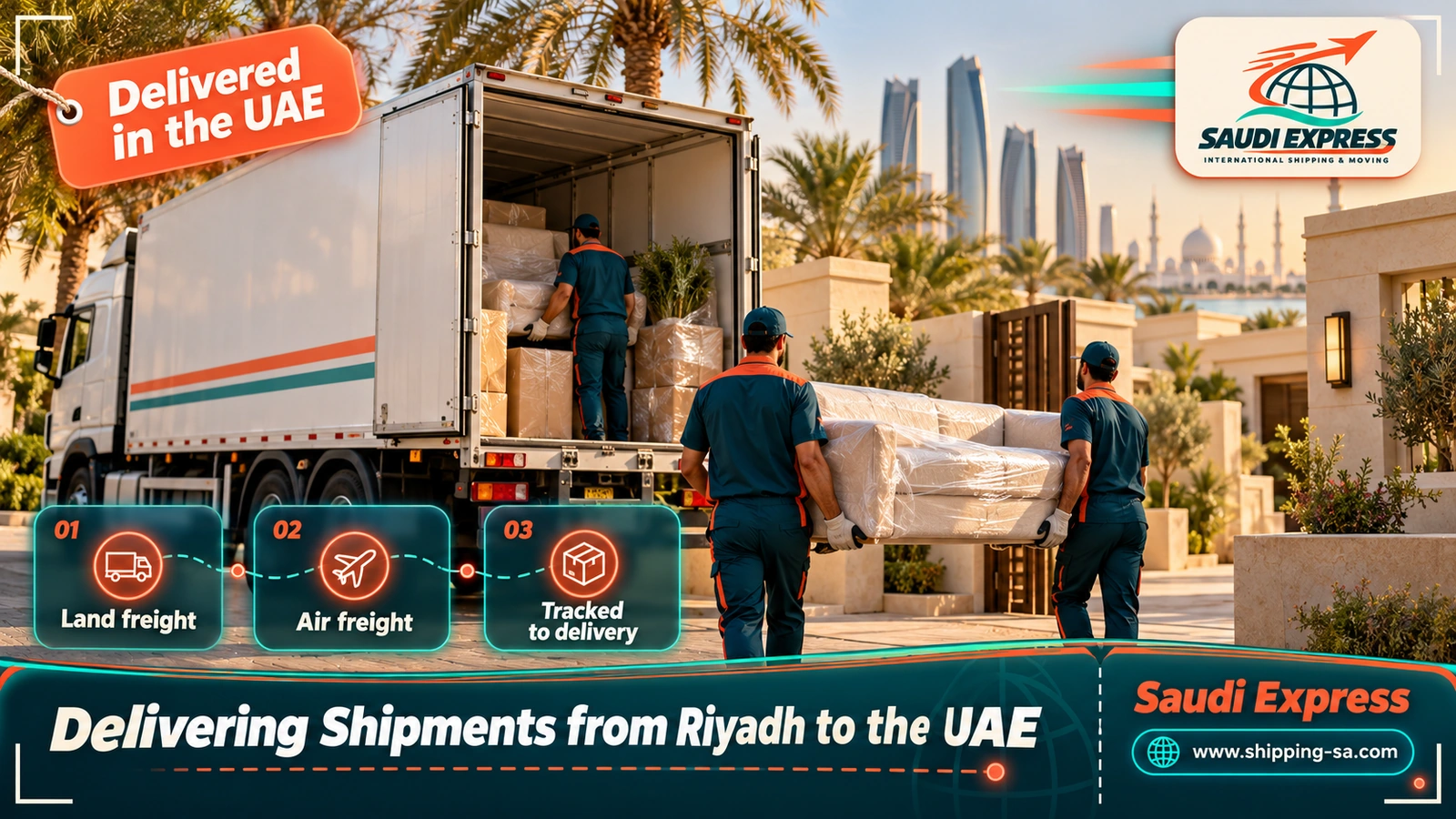 Delivering Shipments from Riyadh to the UAE