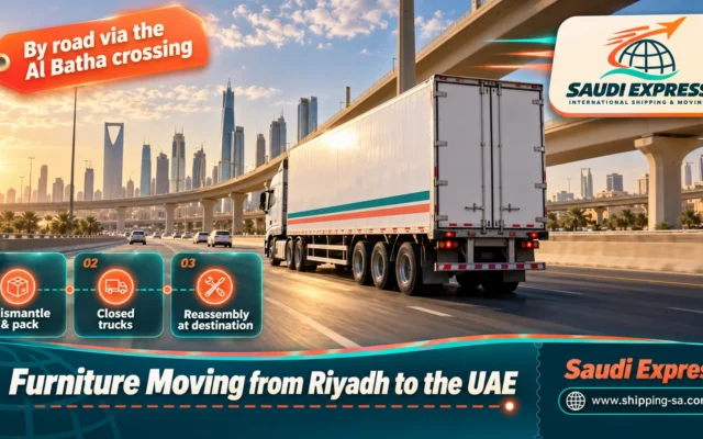 Furniture Moving from Riyadh to the UAE