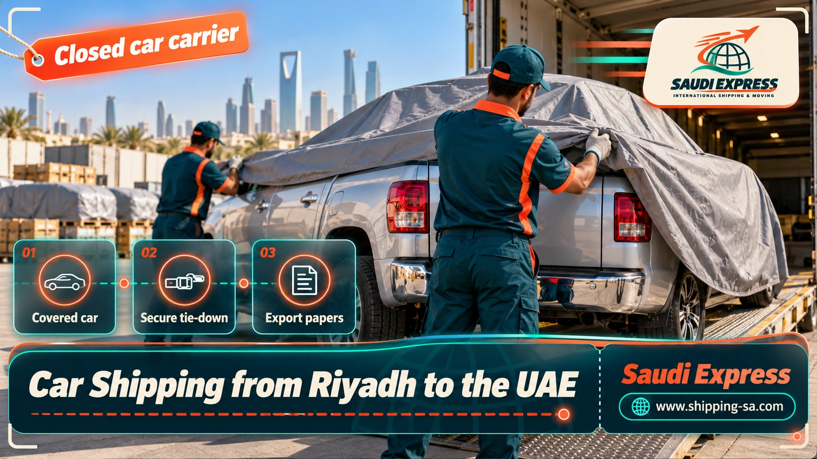 Car Shipping from Riyadh to the UAE