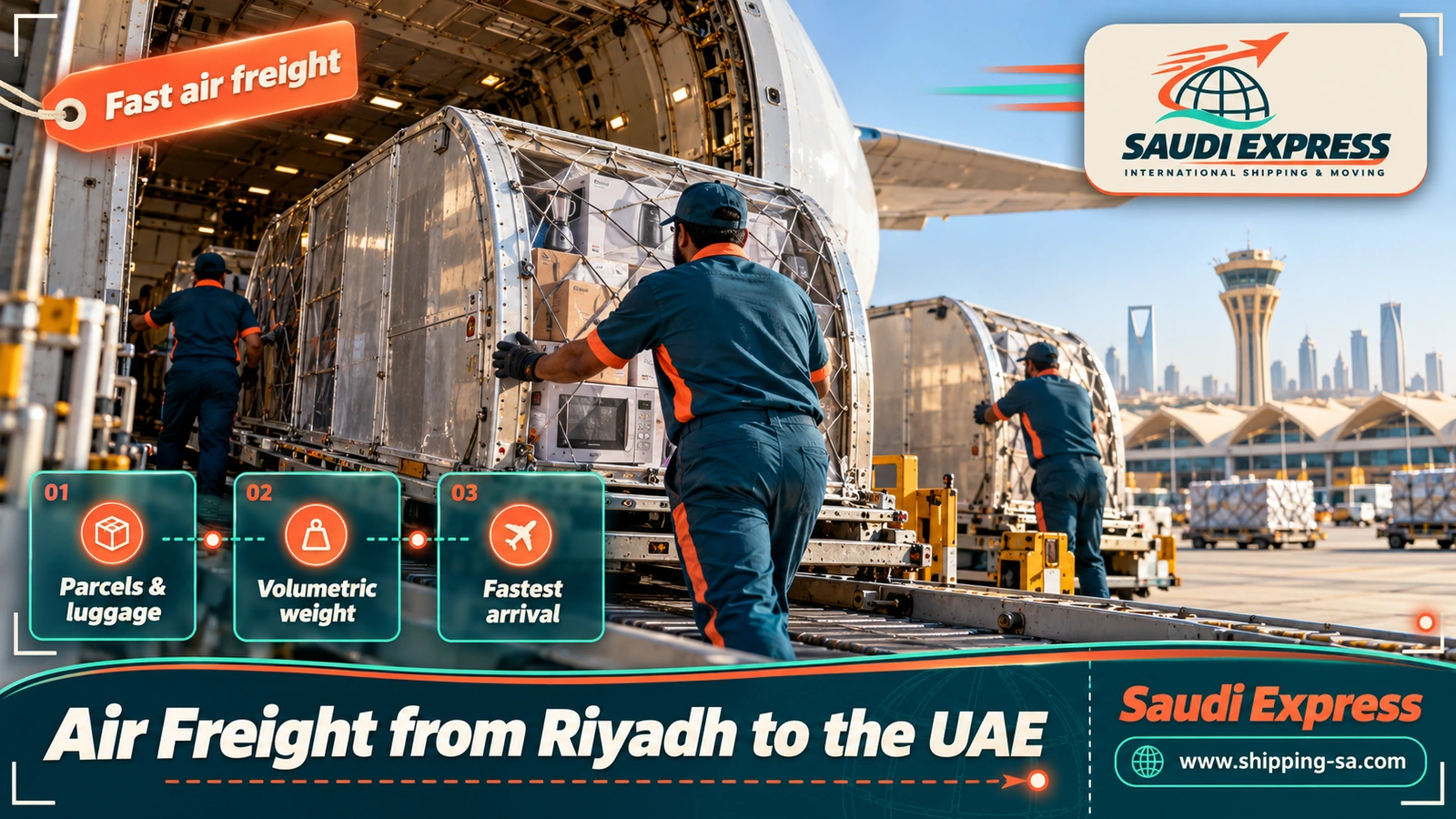 Air Freight from Riyadh to the UAE