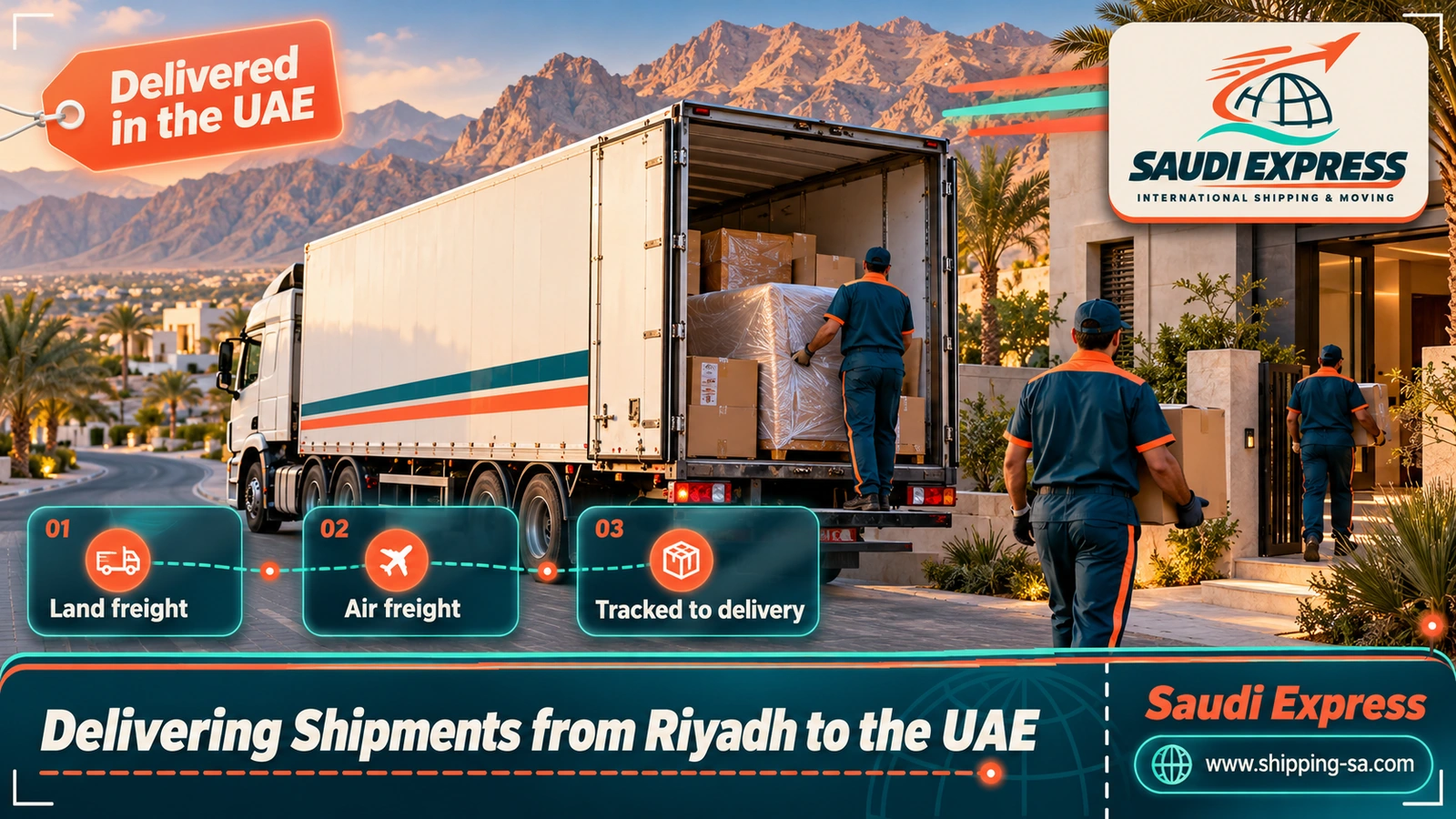 Delivering Shipments from Riyadh to the UAE