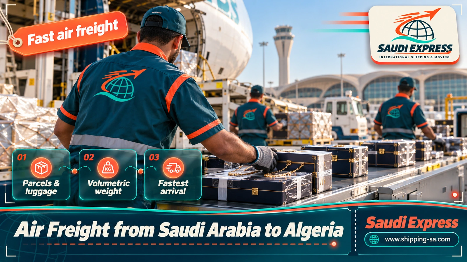 Air Freight from Saudi Arabia to Algeria