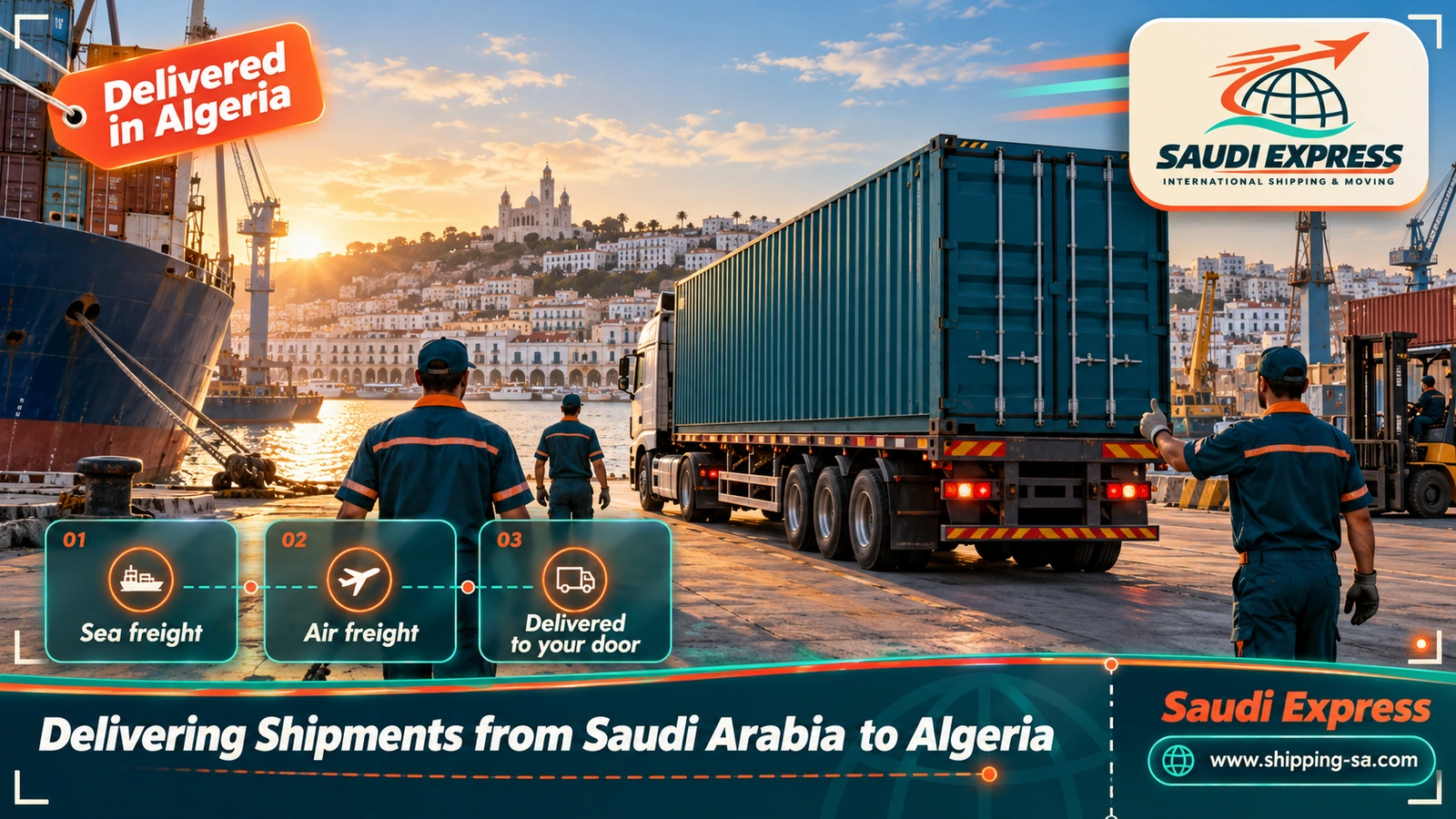 Delivering Shipments from Saudi Arabia to Algeria
