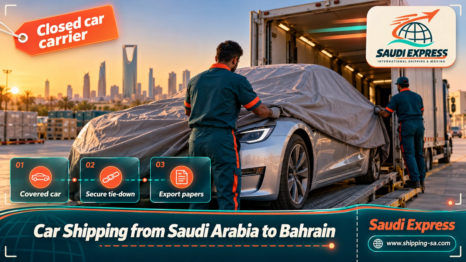Car Shipping from Saudi Arabia to Bahrain