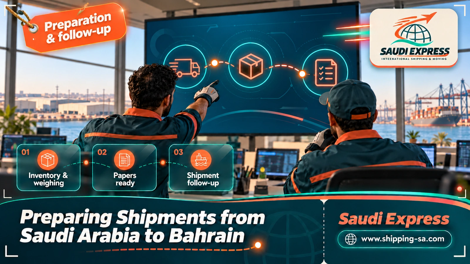 Preparing Shipments from Saudi Arabia to Bahrain