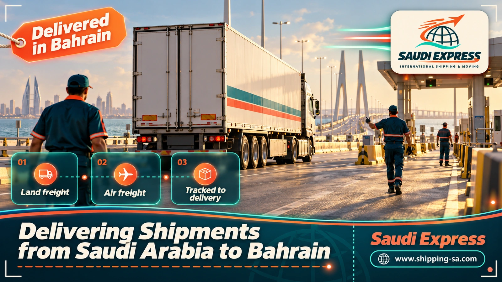 Delivering Shipments from Saudi Arabia to Bahrain
