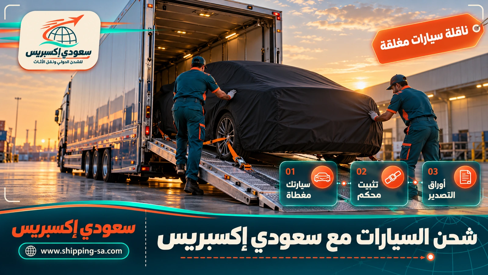 شحن السيارات مع سعودي إكسبريس