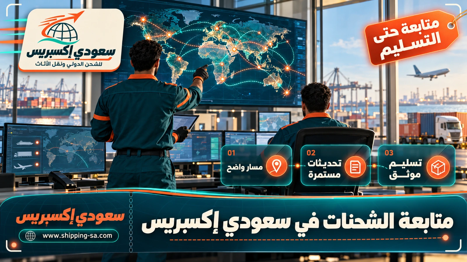 متابعة الشحنات في سعودي إكسبريس
