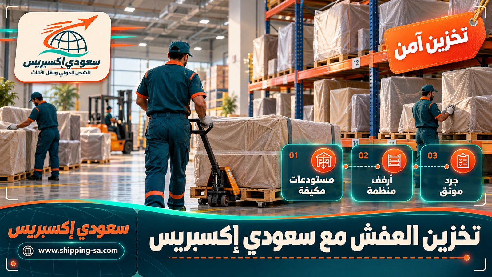 تخزين العفش مع سعودي إكسبريس