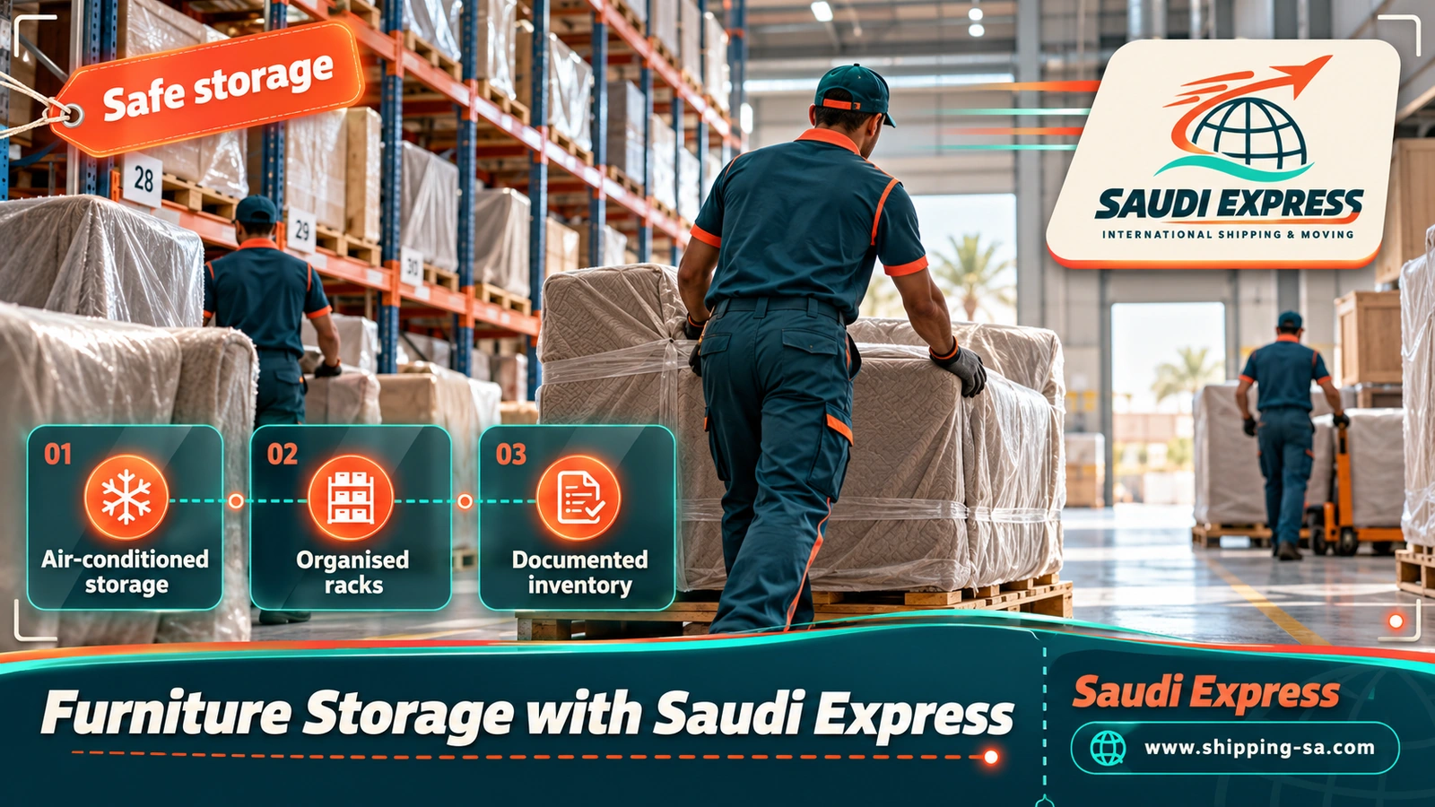 Furniture Storage with Saudi Express