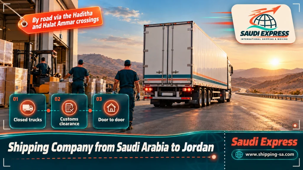 Shipping Company from Saudi Arabia to Jordan