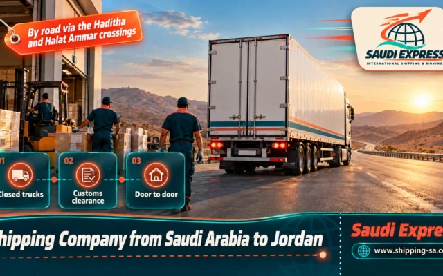 Shipping Company from Saudi Arabia to Jordan