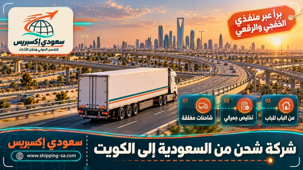 شركة شحن من السعودية إلى الكويت