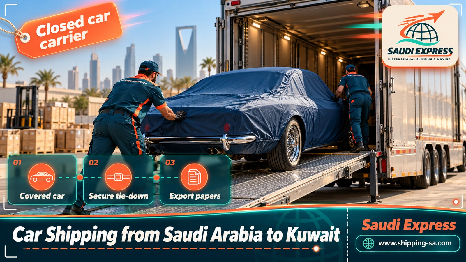 Car Shipping from Saudi Arabia to Kuwait
