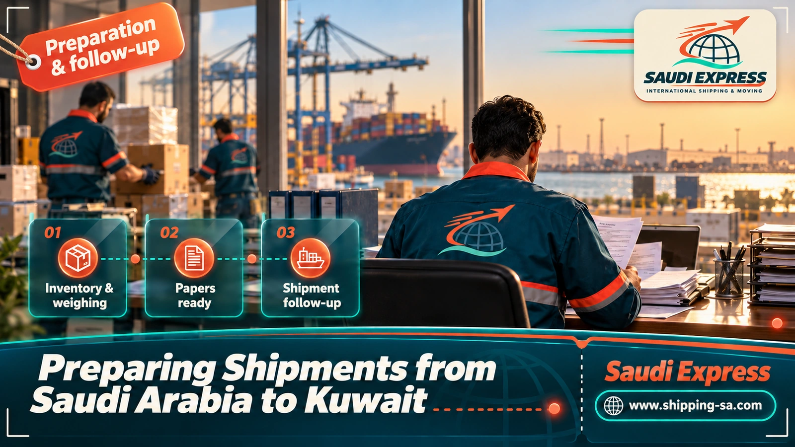 Preparing Shipments from Saudi Arabia to Kuwait