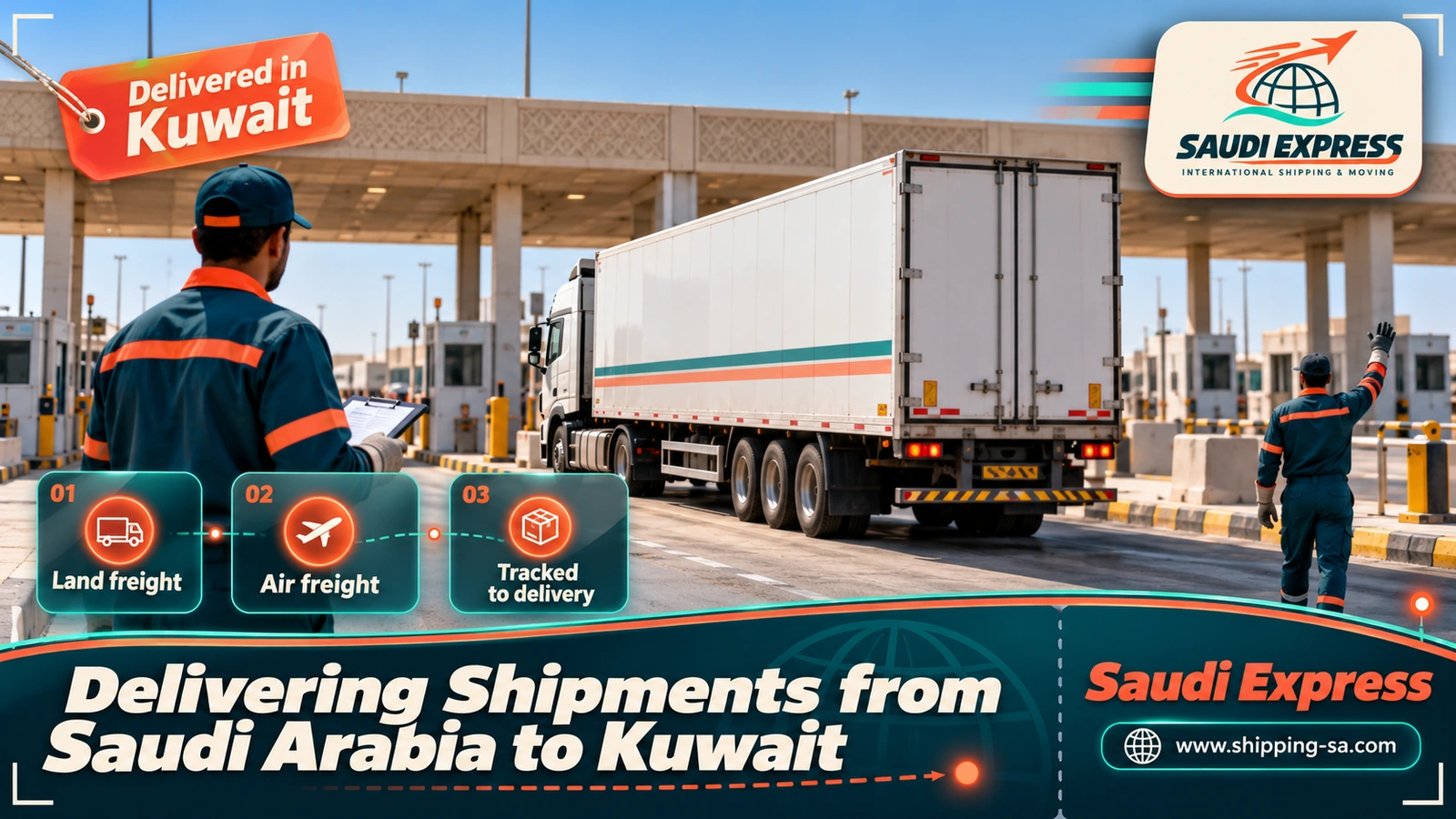 Delivering Shipments from Saudi Arabia to Kuwait