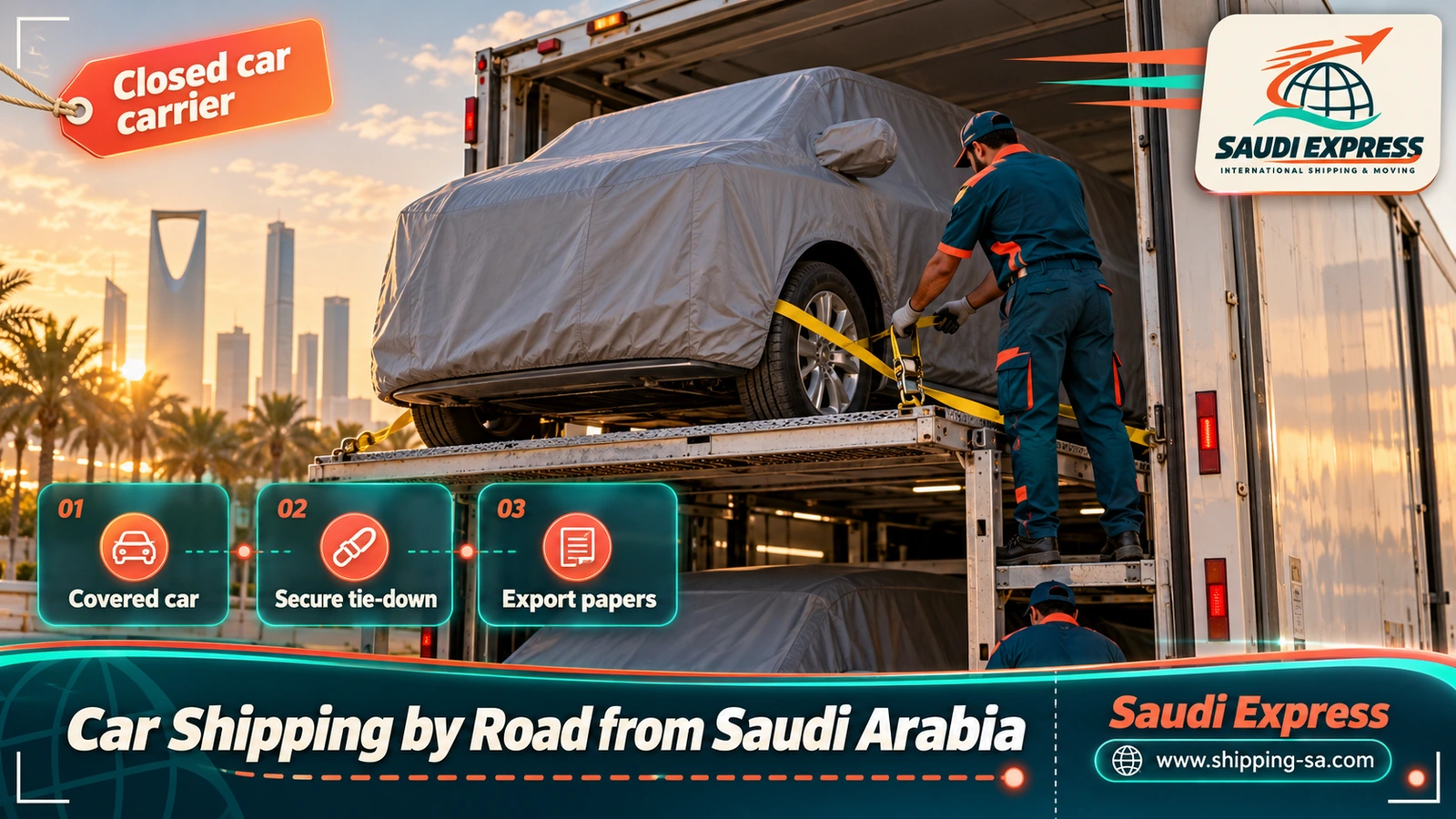 Car Shipping by Road from Saudi Arabia