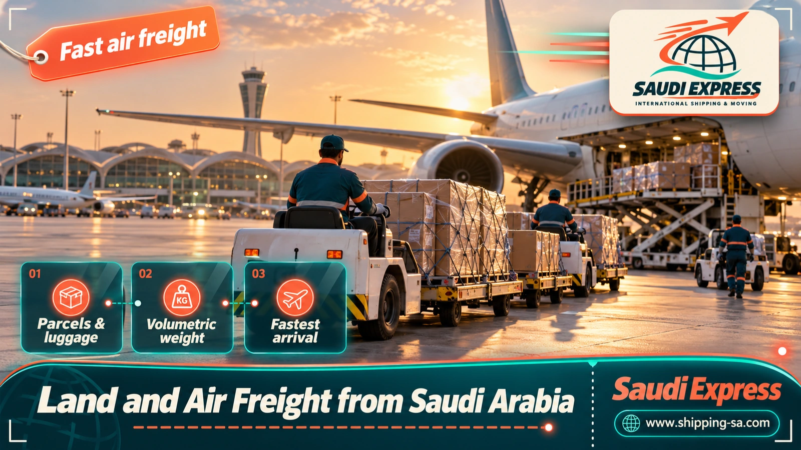 Land and Air Freight from Saudi Arabia