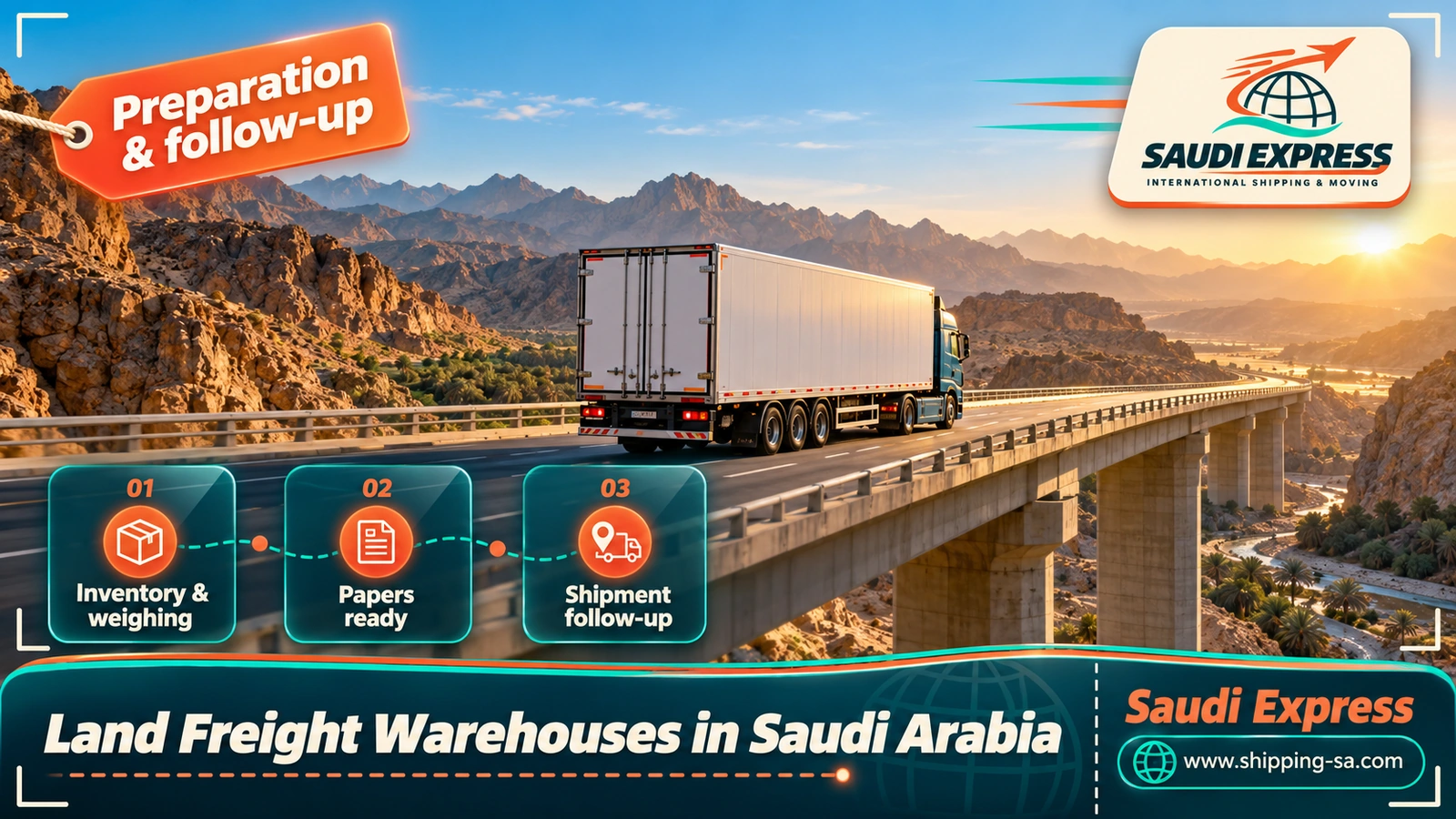 Land Freight Warehouses in Saudi Arabia