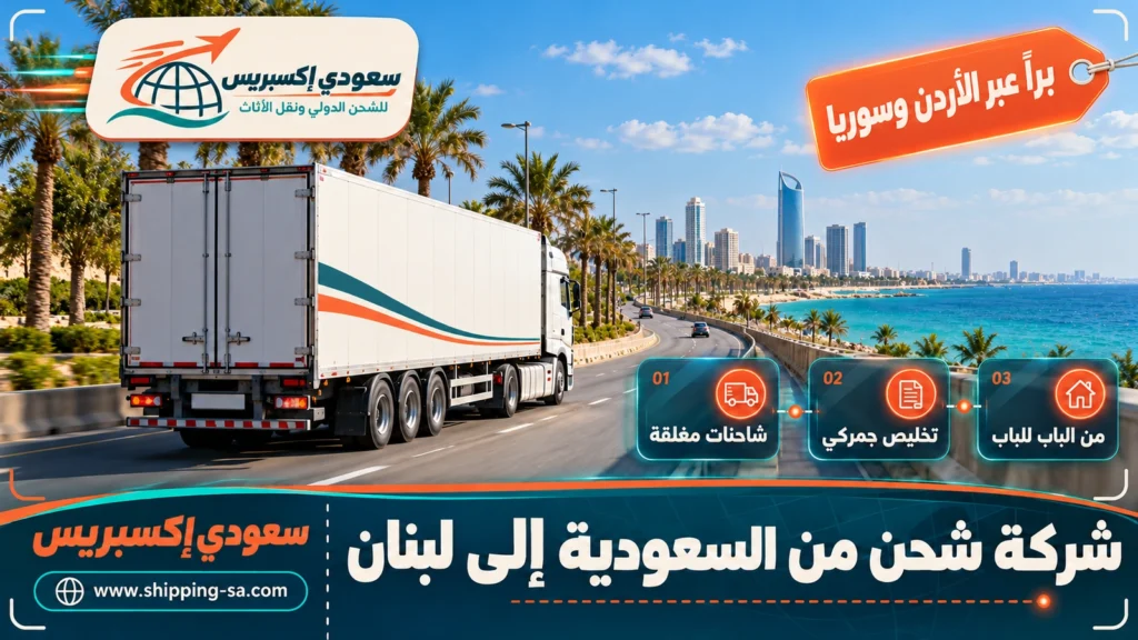شركة شحن من السعودية إلى لبنان