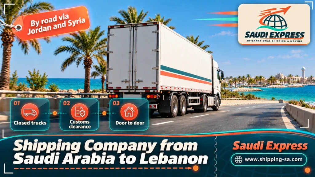 Shipping Company from Saudi Arabia to Lebanon