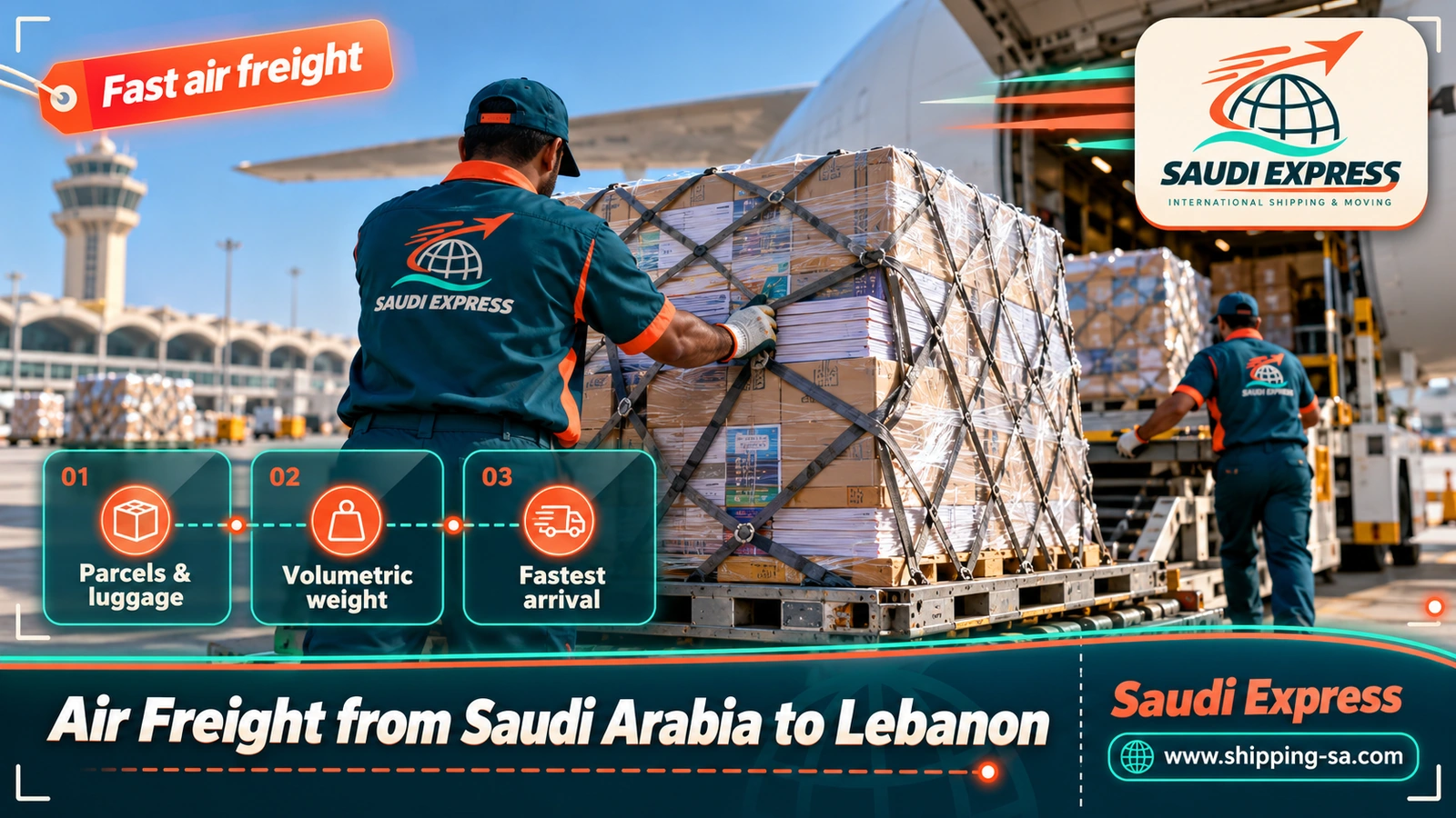 Air Freight from Saudi Arabia to Lebanon