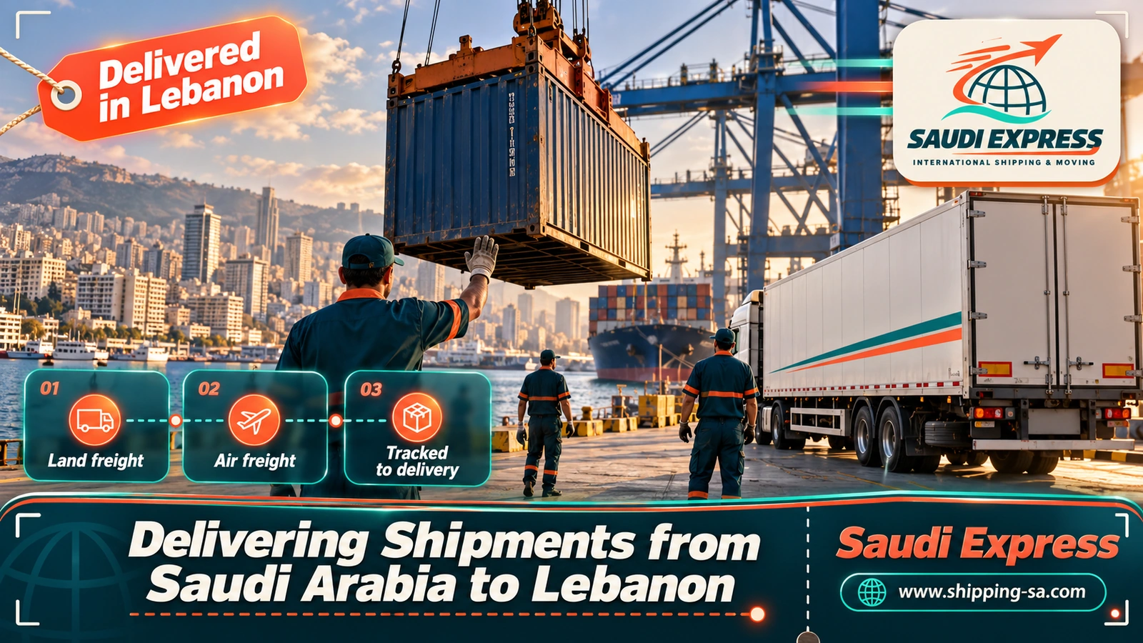 Delivering Shipments from Saudi Arabia to Lebanon