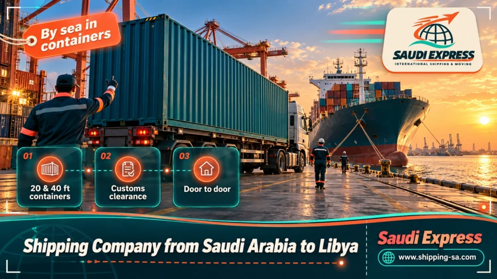 Shipping Company from Saudi Arabia to Libya
