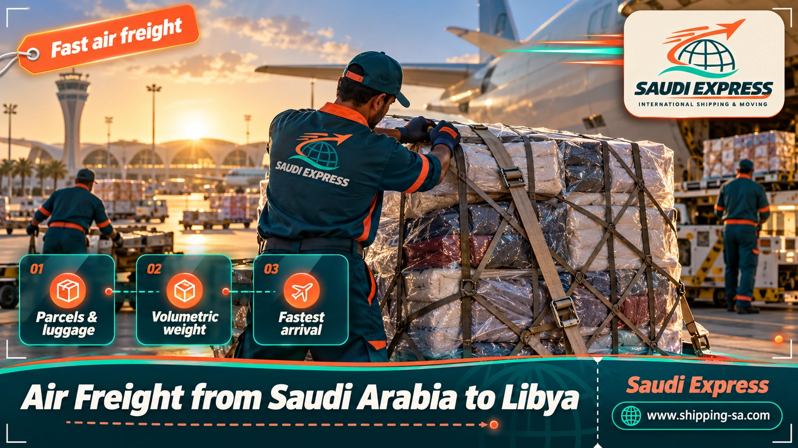 Air Freight from Saudi Arabia to Libya